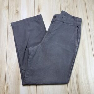 Patagonia Mens M's Castanza Pants Organic Cotton Gray Size 31x29 Pockets Utility